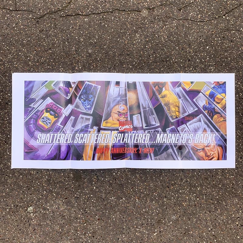 Marvel Magneto's Back Poster 1993