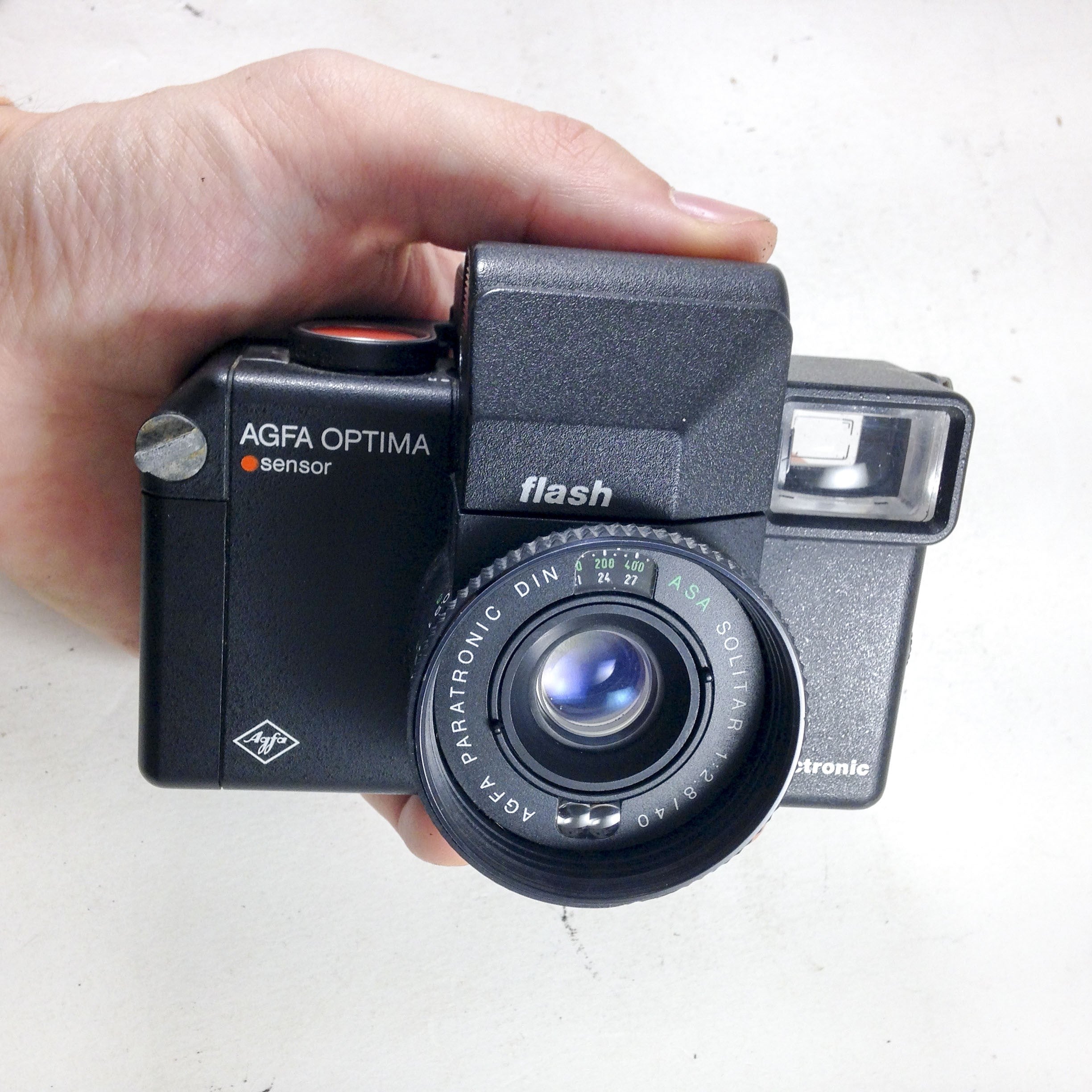 Agfa Optima Sensor Flash & Solitar 40mm 2.8