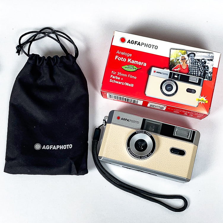 Agfa réuitilisable jetable camera appareil 35mm 135 24 36 argentique photo photographie pellicule point and shoot noir compact