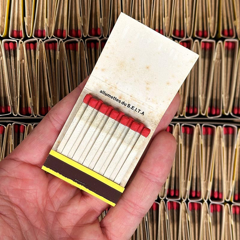 allumettes seita p jaune 1960 1970 vintage ancienne