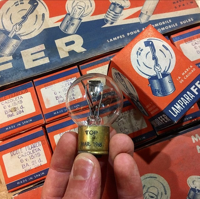 ampoule automobile 6v 15 15 voiture petite petit FER 1960 1965