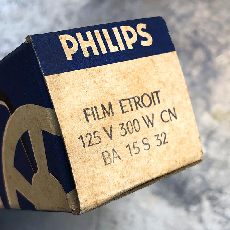 Philips Narrow Film Projector Lamp 1950