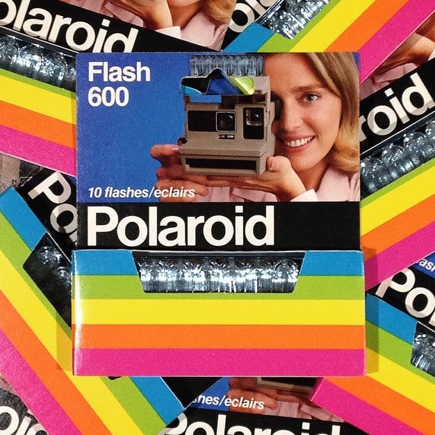 polaroid 600 barrette flashs flash ampoule ancien vintage 1980 photographe photo