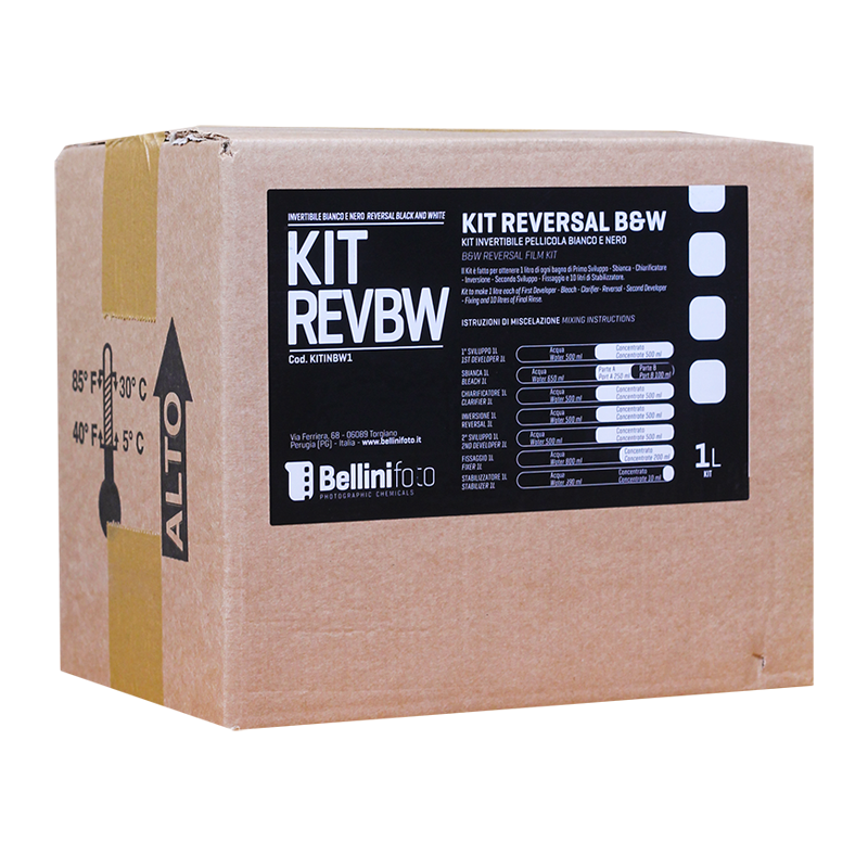 kit de développement pour pellicule noir et blanc inversible diapo positif