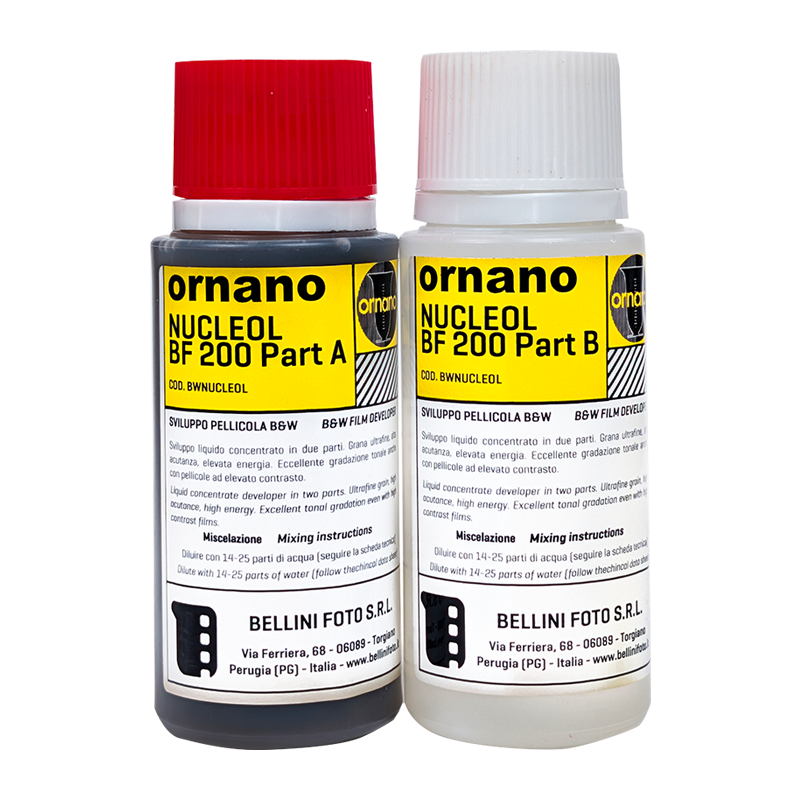 ornano nucleol bf200 pyro pyrocat film pellicule argentique révélateur chimie développement 135 120