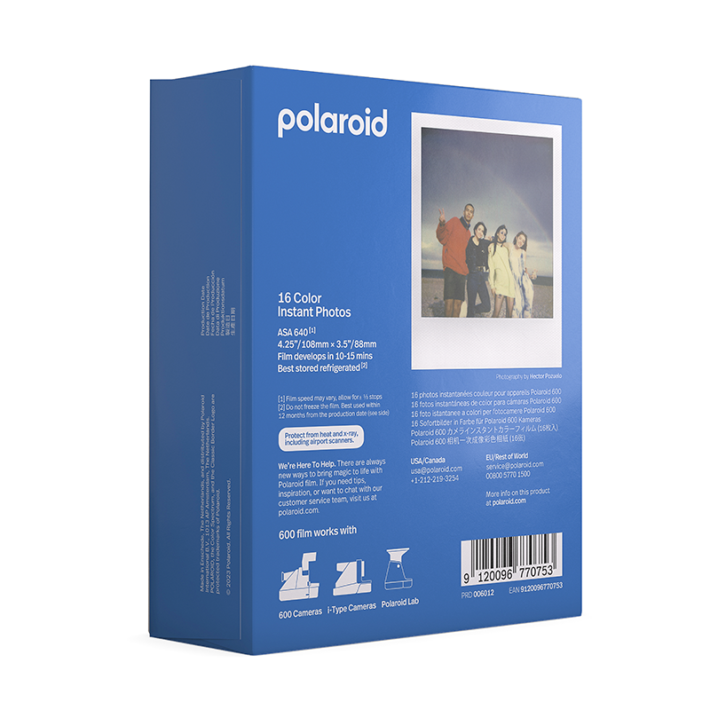 Polaroid Bi-pack 600 couleur pellicule instantanée bord blanc