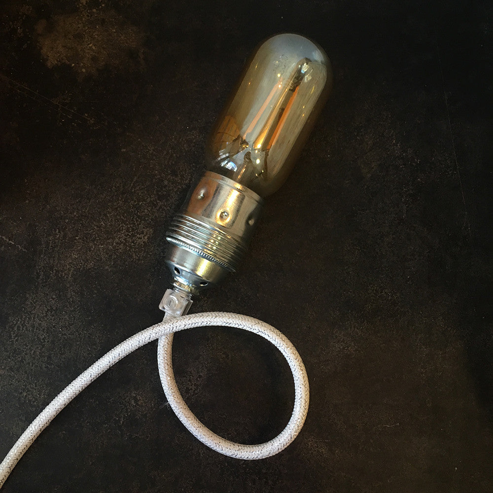 cable electrique couleur fil textile vintage tissu blanc métal brillant rond coloré paillette luminaire lampe