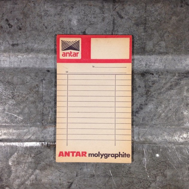 Bloc-Note Facturette Antar 1970 N°2