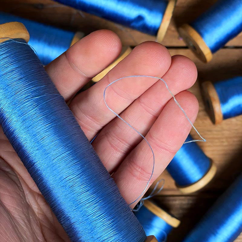 Sky Blue Thread Spool 1950