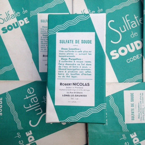 Boite Sulfate de Soude 1940 n°2