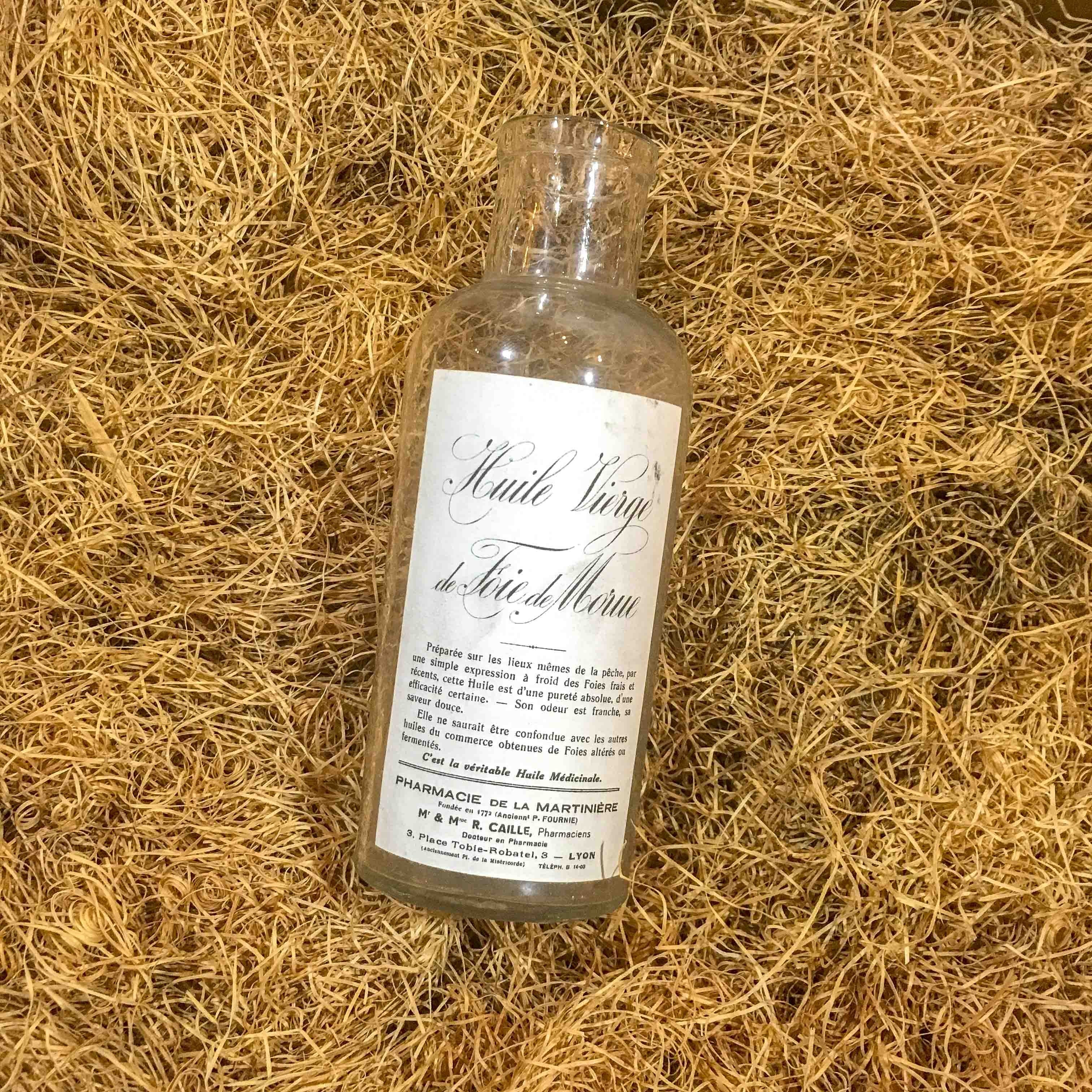 Bouteille d'Huile de Foie de Morue 1930
