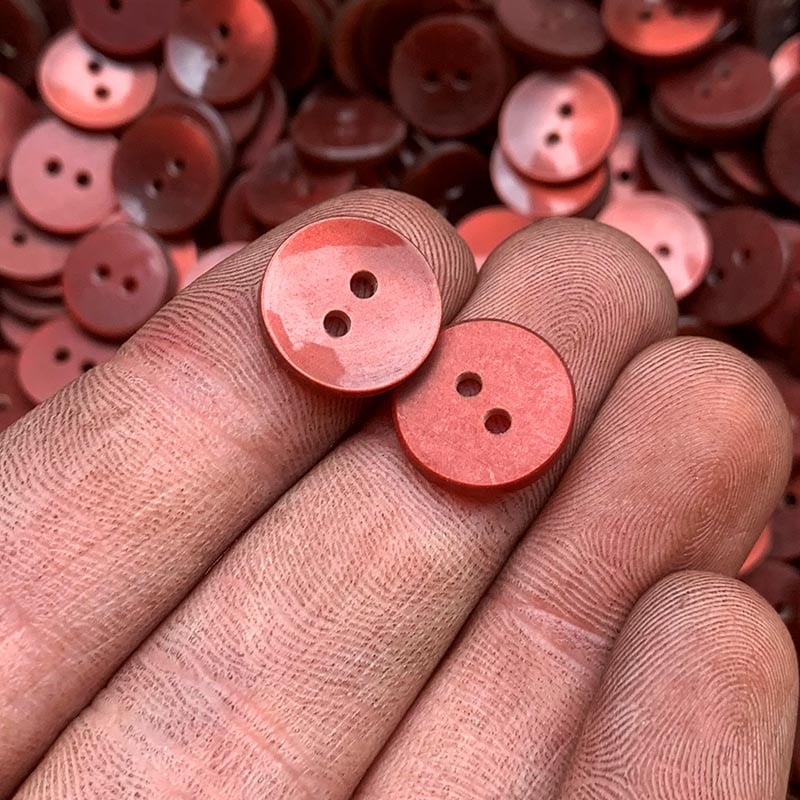 Bouton Bordeaux 14mm 1970