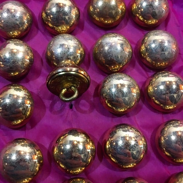 bouton militaire ancien vintage or doré 15mm 1900 parade armée m h cie paris