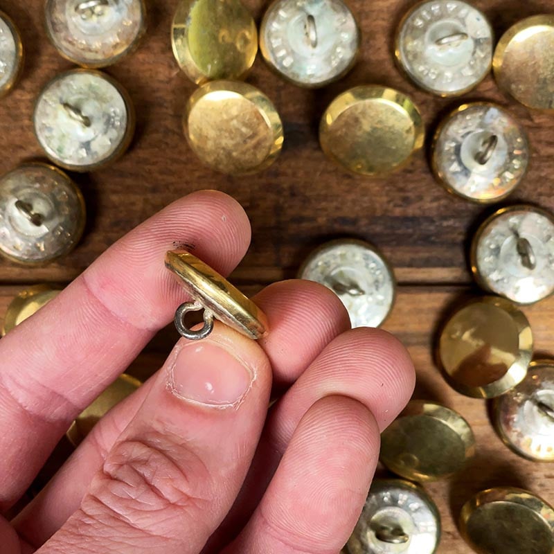 Gold Button 22mm 1930