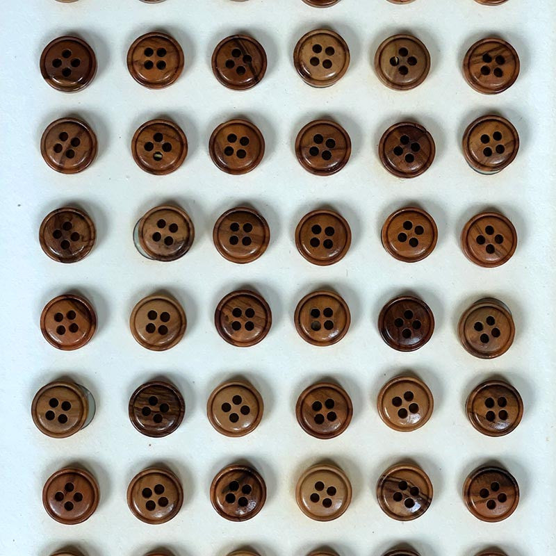 Wooden Button 12mm 1960