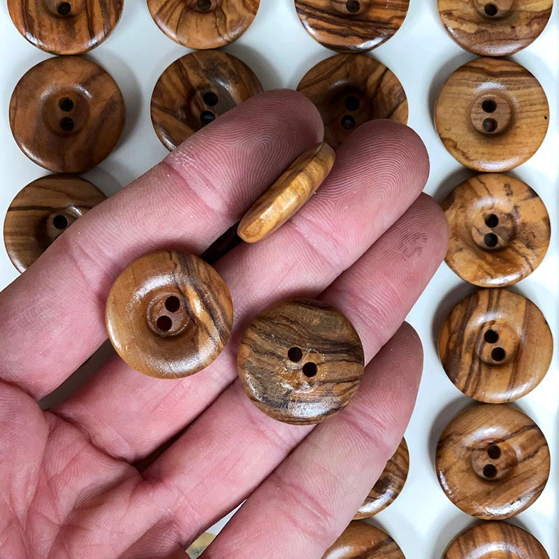 23mm Wooden Button 1960