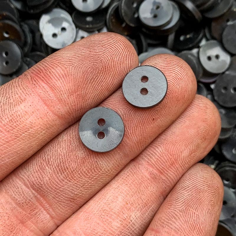 Bouton Gris 11mm 1970