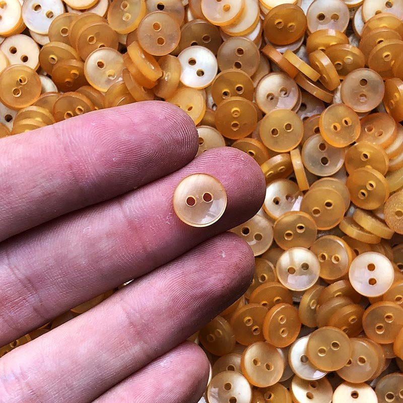 Bouton Orange 10mm 1940