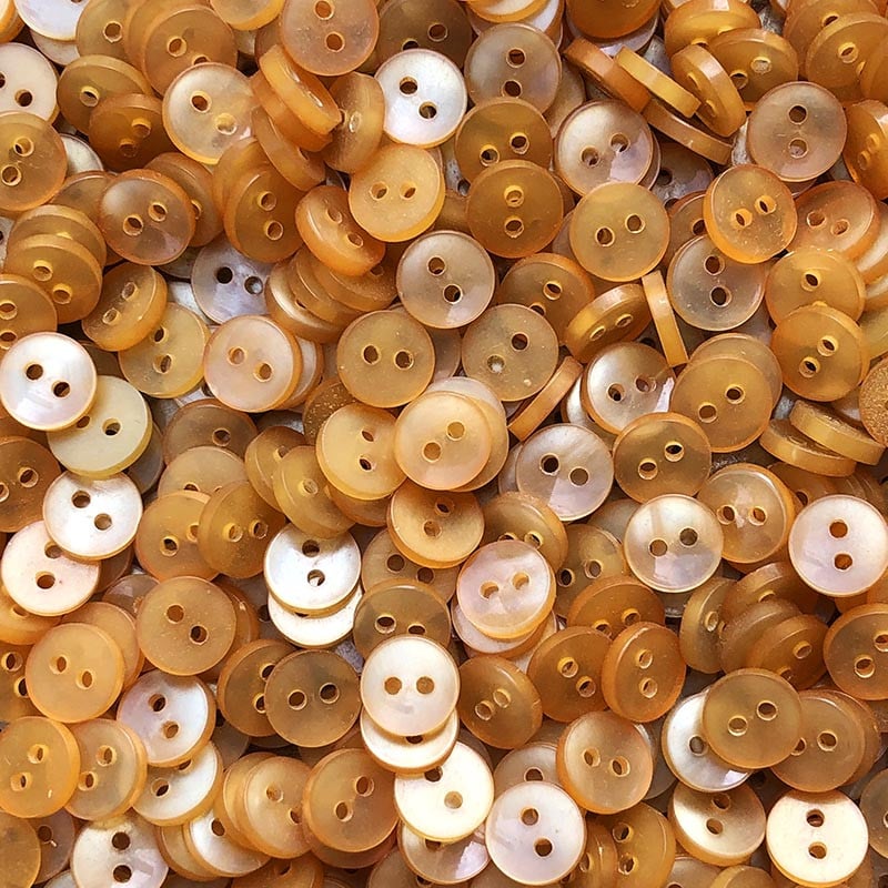 Bouton Orange 10mm 1940