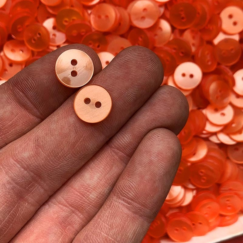 Bouton Orange 11mm 1970