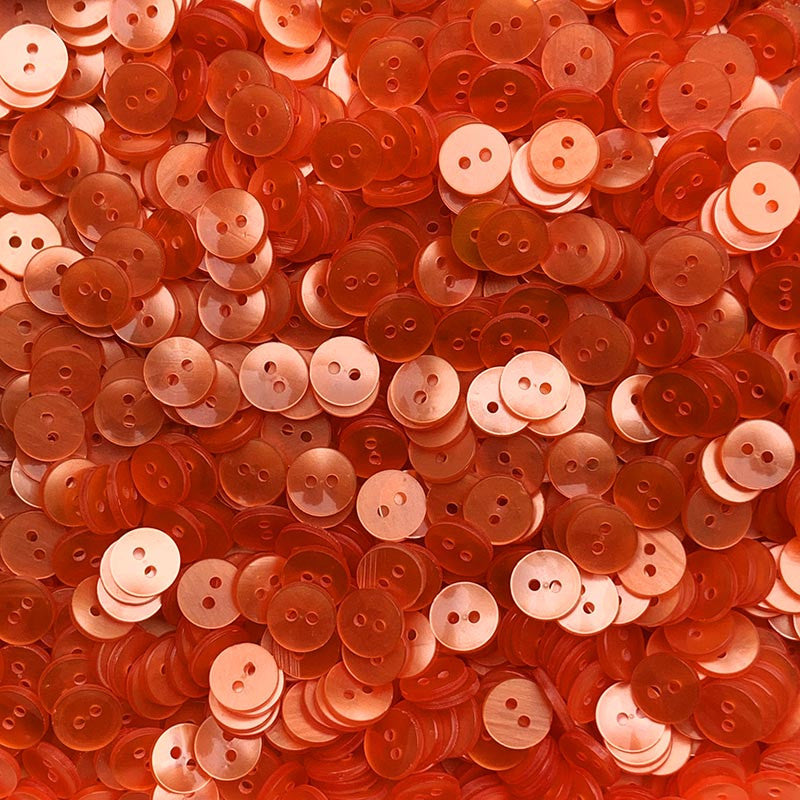 Bouton Orange 11mm 1970