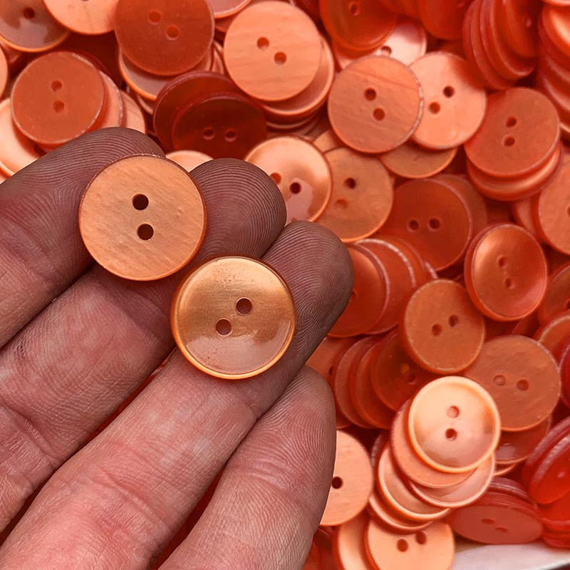 Bouton Orange 18mm 1970