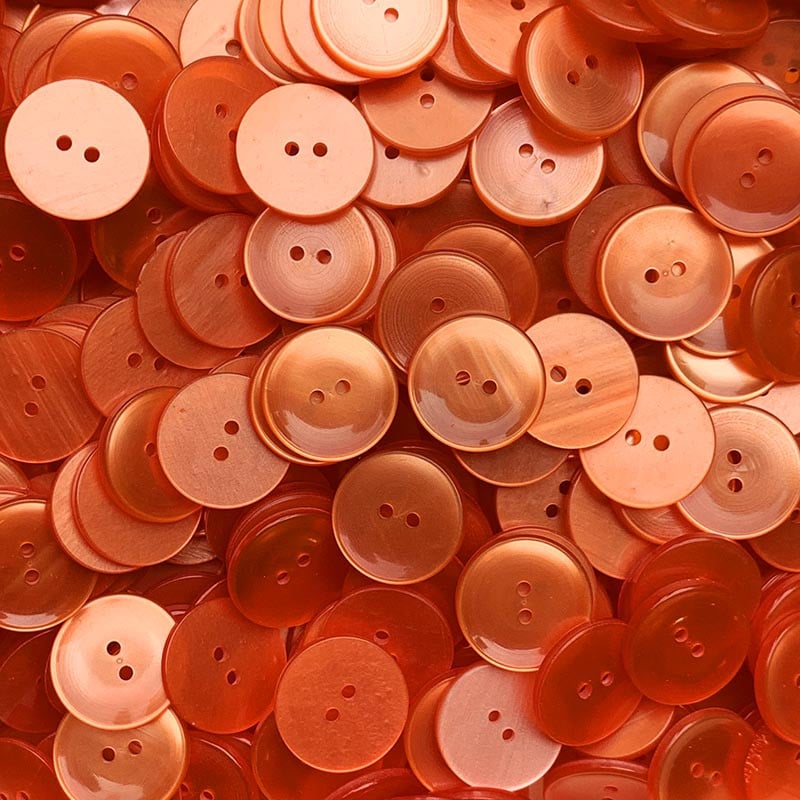 Bouton Orange 22mm 1970
