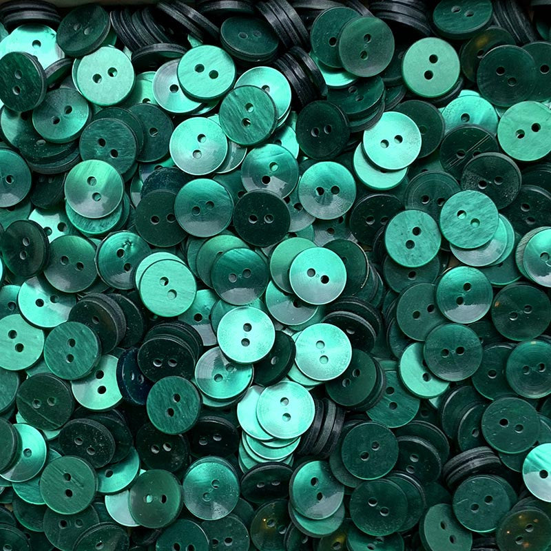 Bouton Vert 14mm 1970