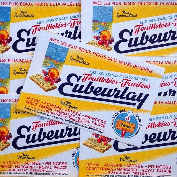 buvard publicitaire ancien eubeurlay illustration morvan 1950 1960