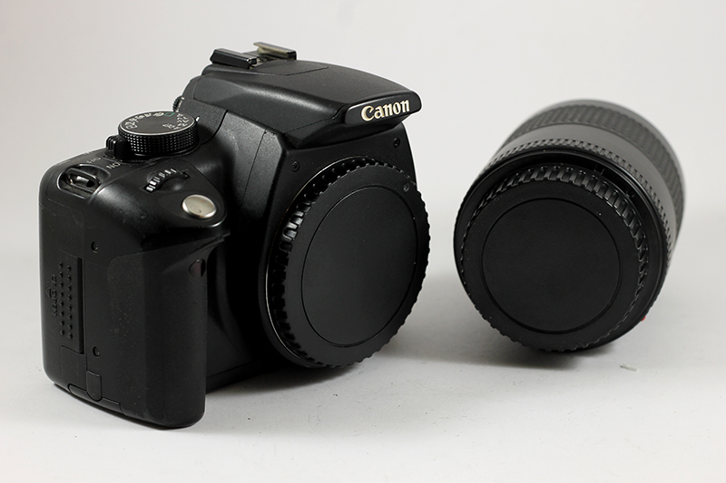 cache arrière objectif optique cache bouchon capuchon boitier intérieur reflex plastique canon EOS