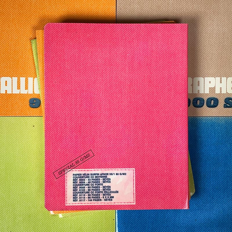 cahier d'écolier école calligraphie 9000 s ligne pages 22 17cm ancien vintage 1970 1980