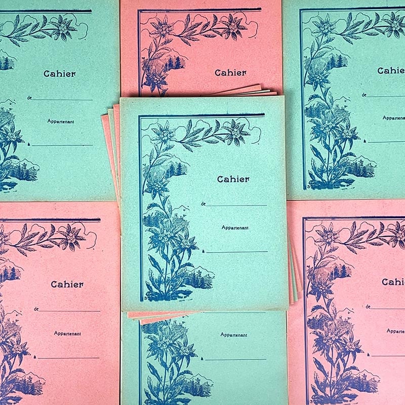 Cahier d'Ecole Edelweiss 1960