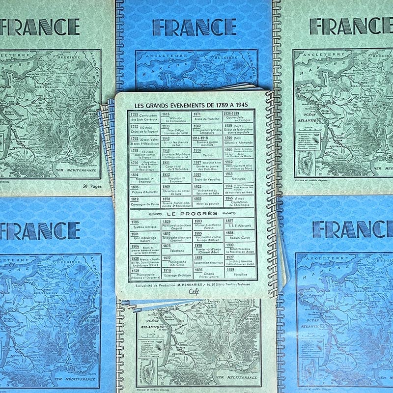 Cahier d'Ecole France 1950