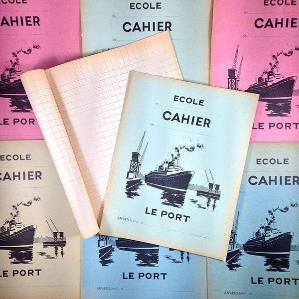 Cahier d'Ecole le Port 1960