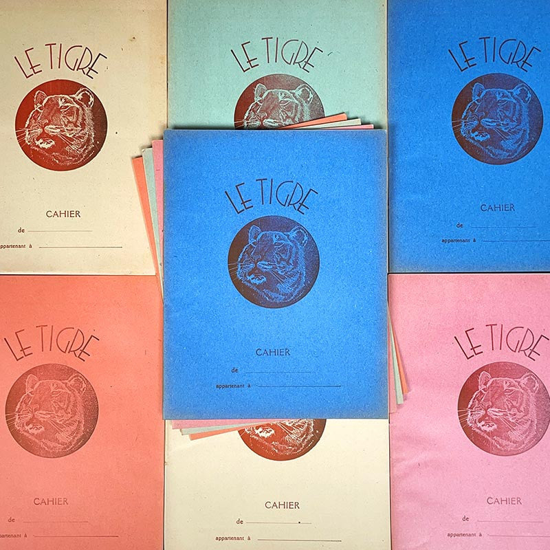 Cahier d'Ecole Le Tigre 1960