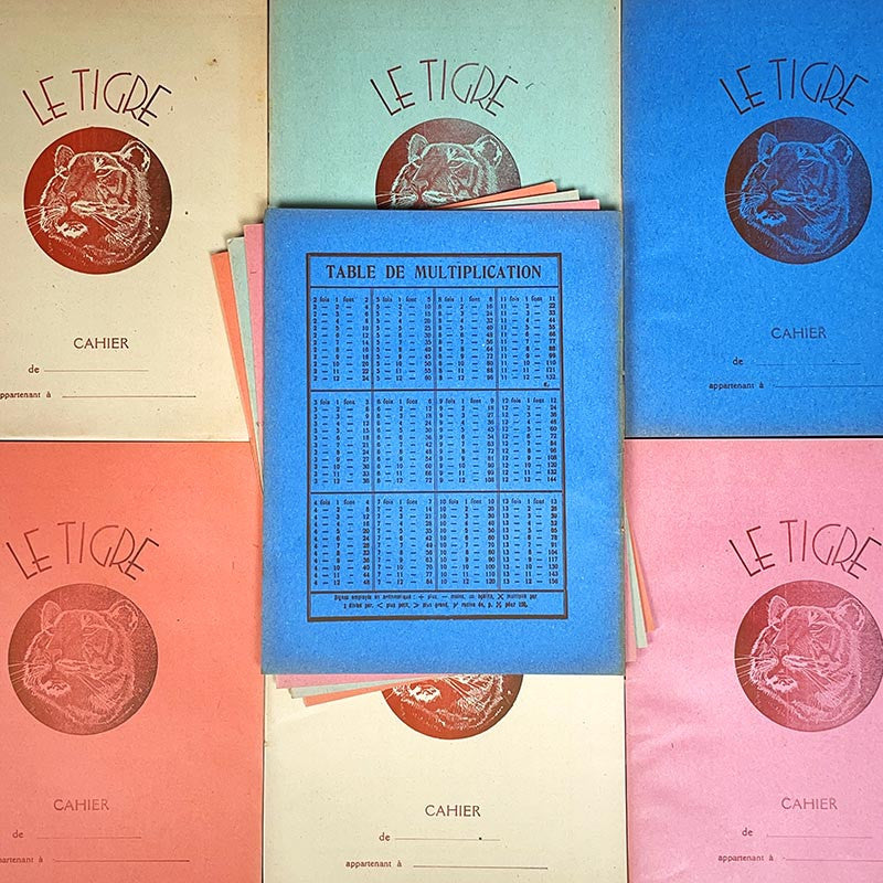 Cahier d'Ecole Le Tigre 1960