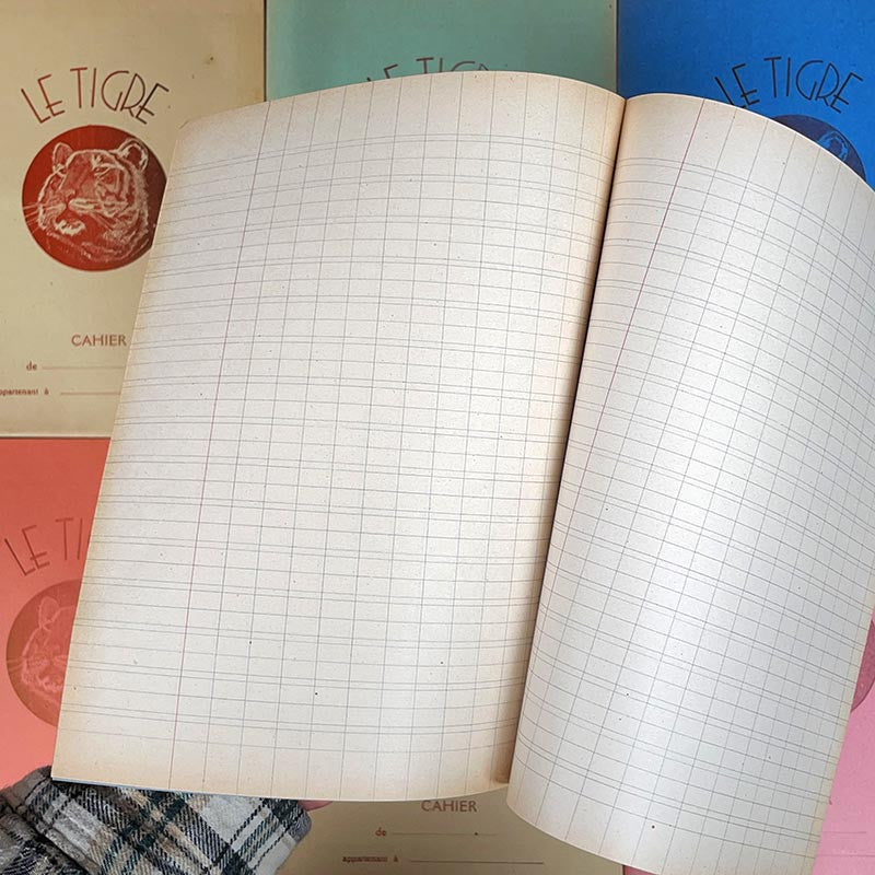 Cahier d'Ecole Le Tigre 1960