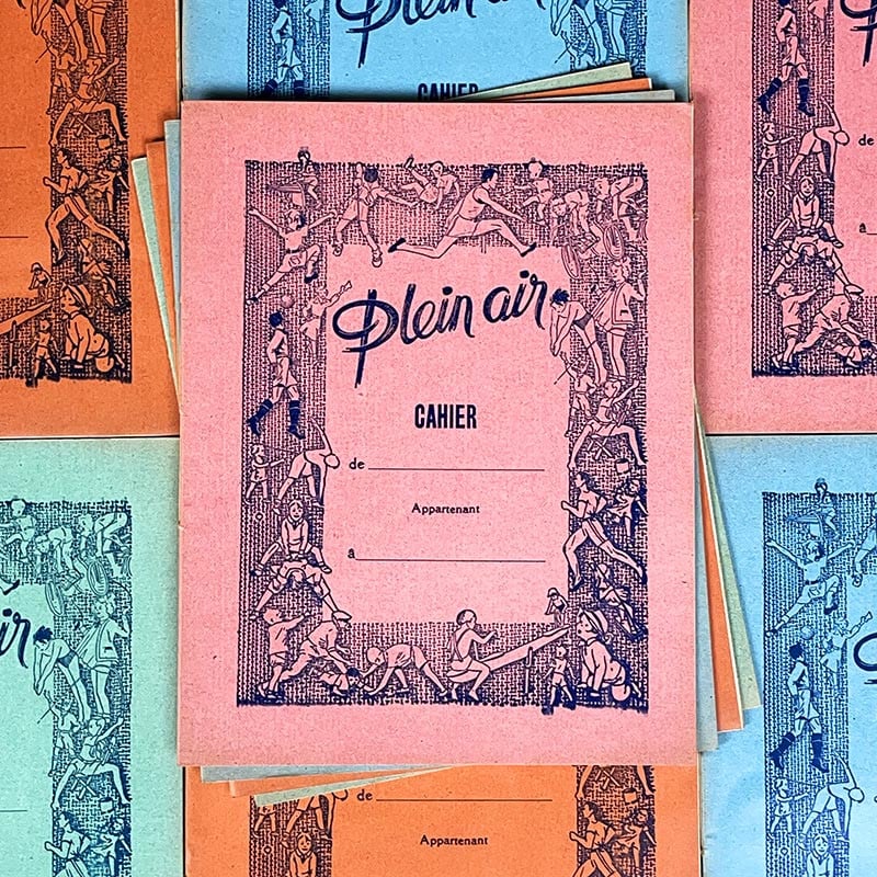 Cahier d'Ecole Plein Air 1960