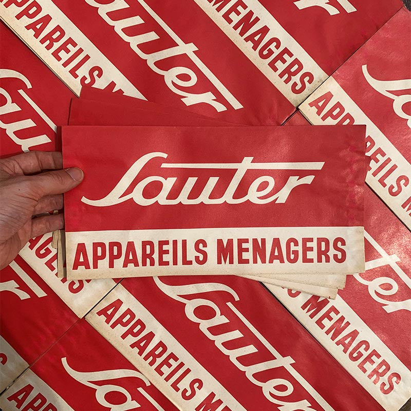 calot publicitaire ancien chapeau en papier enfant tour de france evenement vintage 1950 1960 sauter appareils ménagers