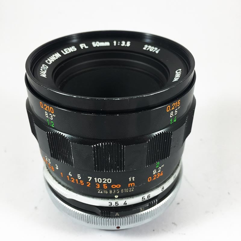 Canon 50mm 3.5 Macro FL