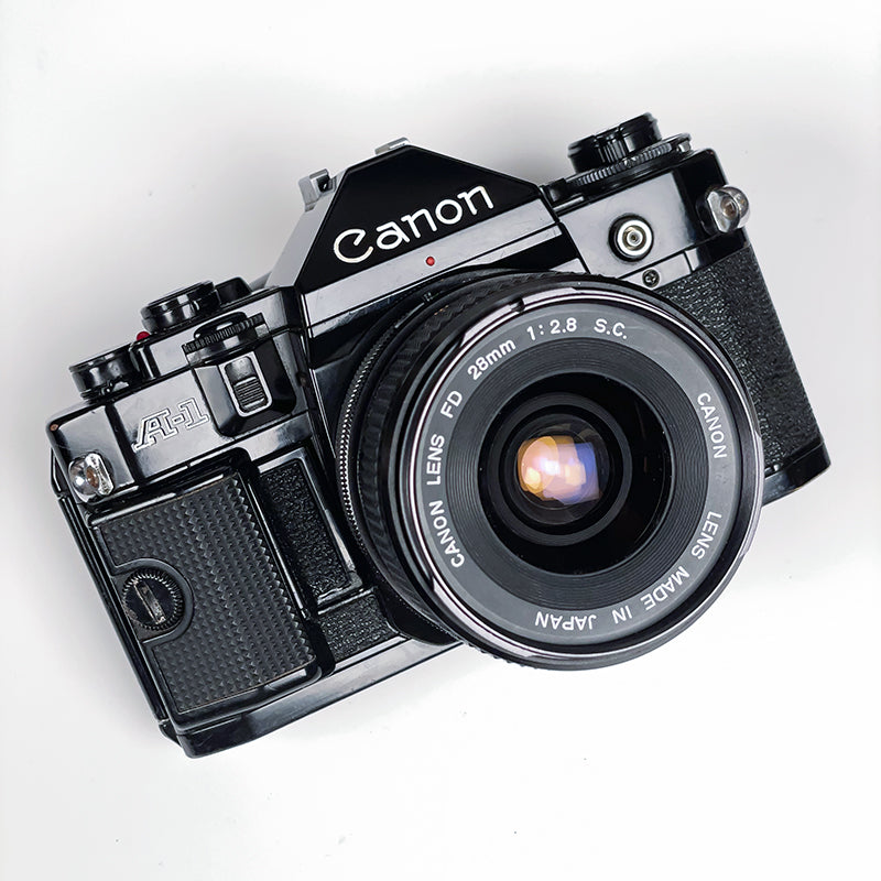 canon a1 28mm 2.8 fd appareil photo argentique film pellicule ancien vintage reflex 135 35mm 24x36 photographie