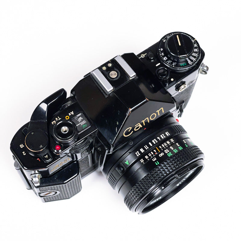 canon a1 50mm 1.8 fd appareil photo argentique film pellicule ancien vintage reflex 135 35mm 24x36 photographie
