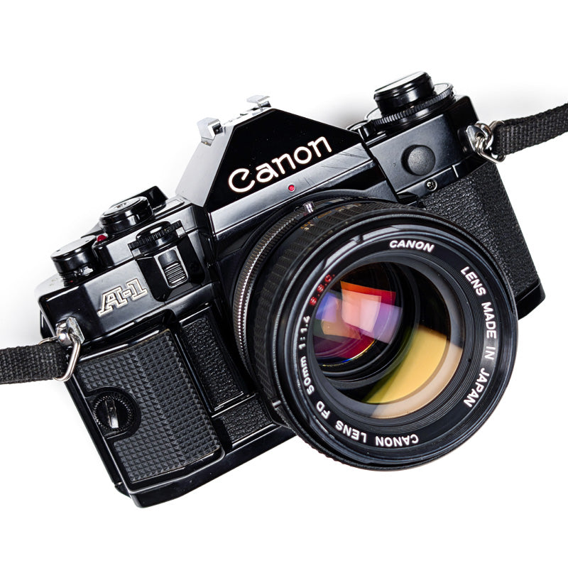 canon a1 50mm 1.8 fd appareil photo argentique film pellicule ancien vintage reflex 135 35mm 24x36 photographie