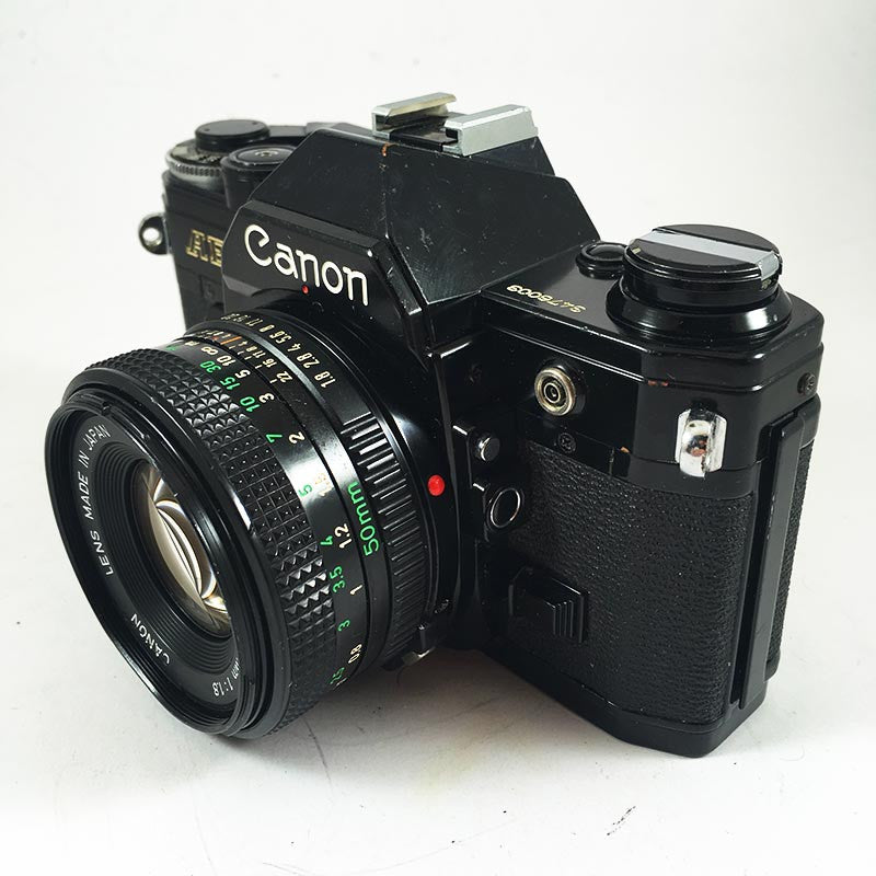 Canon AE-1 Black & 50mm 1.8