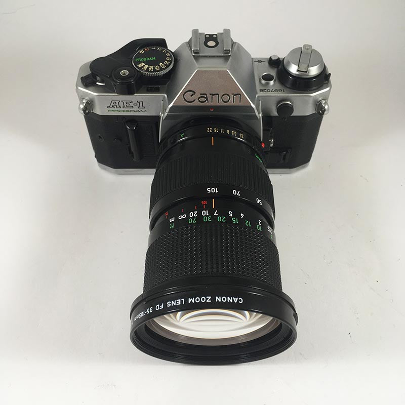Canon AE-1 Program & 35mm 105mm 3.5