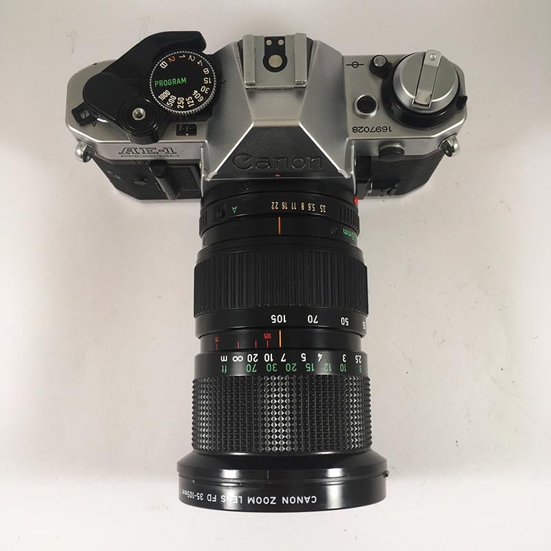 Canon AE-1 Program & 35mm 105mm 3.5