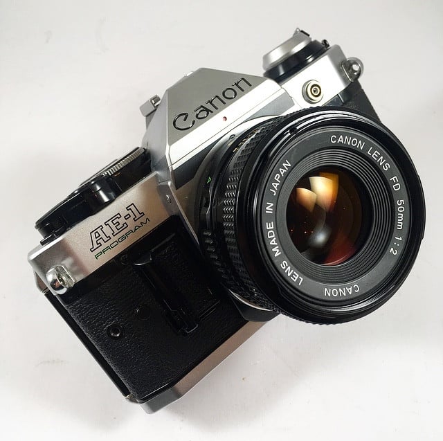 canon ae1 program 50mm fd 2 reflex argentique 35mm ancien appareil photo