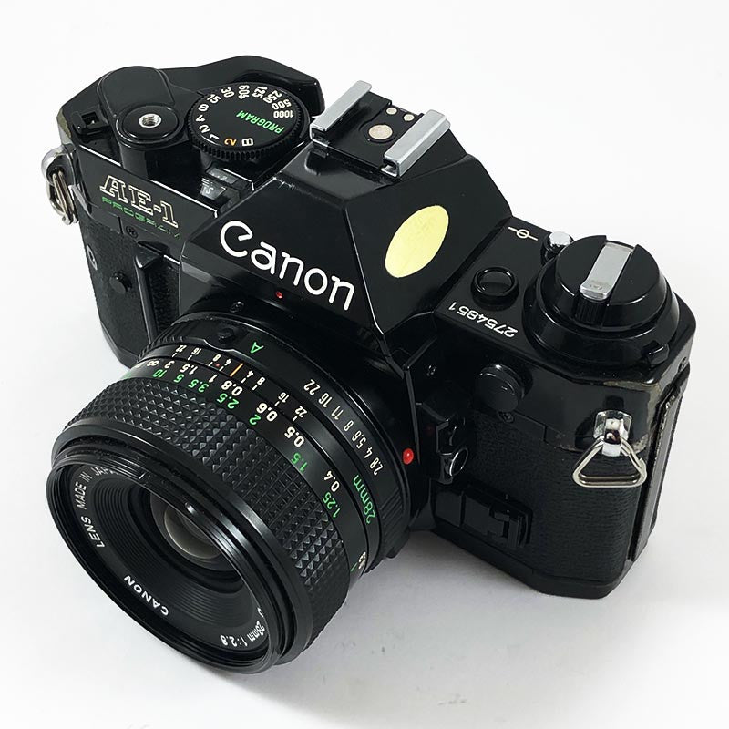 Canon AE-1 Program Noir & 28mm 2.8