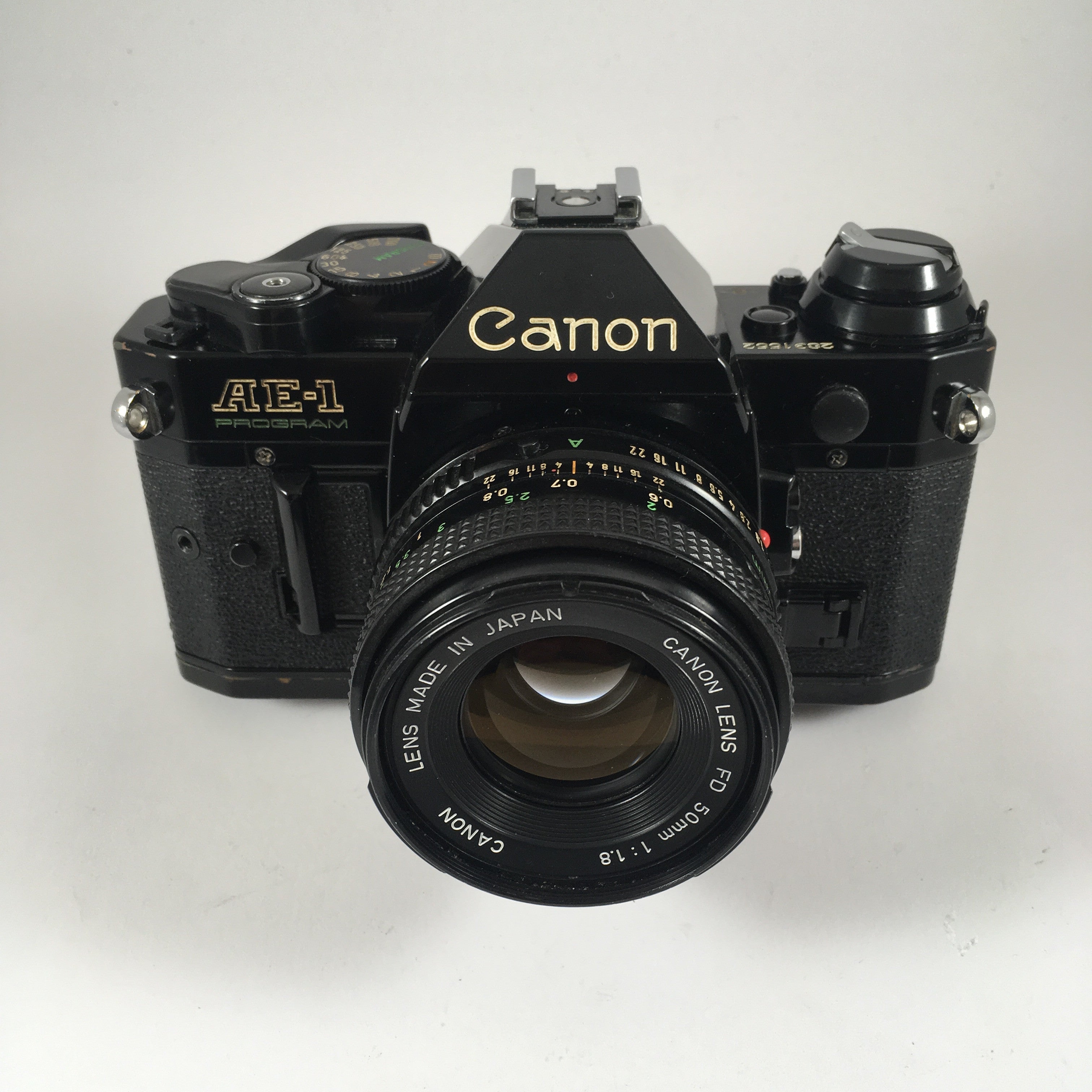 Canon AE-1 Program Noir & 50mm 1.8