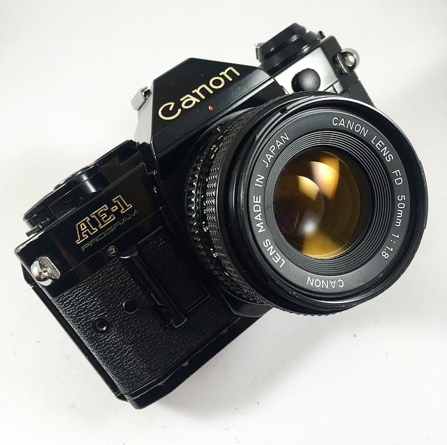 Canon AE-1 Program Noir & 50mm 1.8